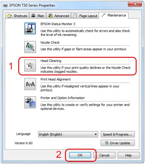epson head cleaning